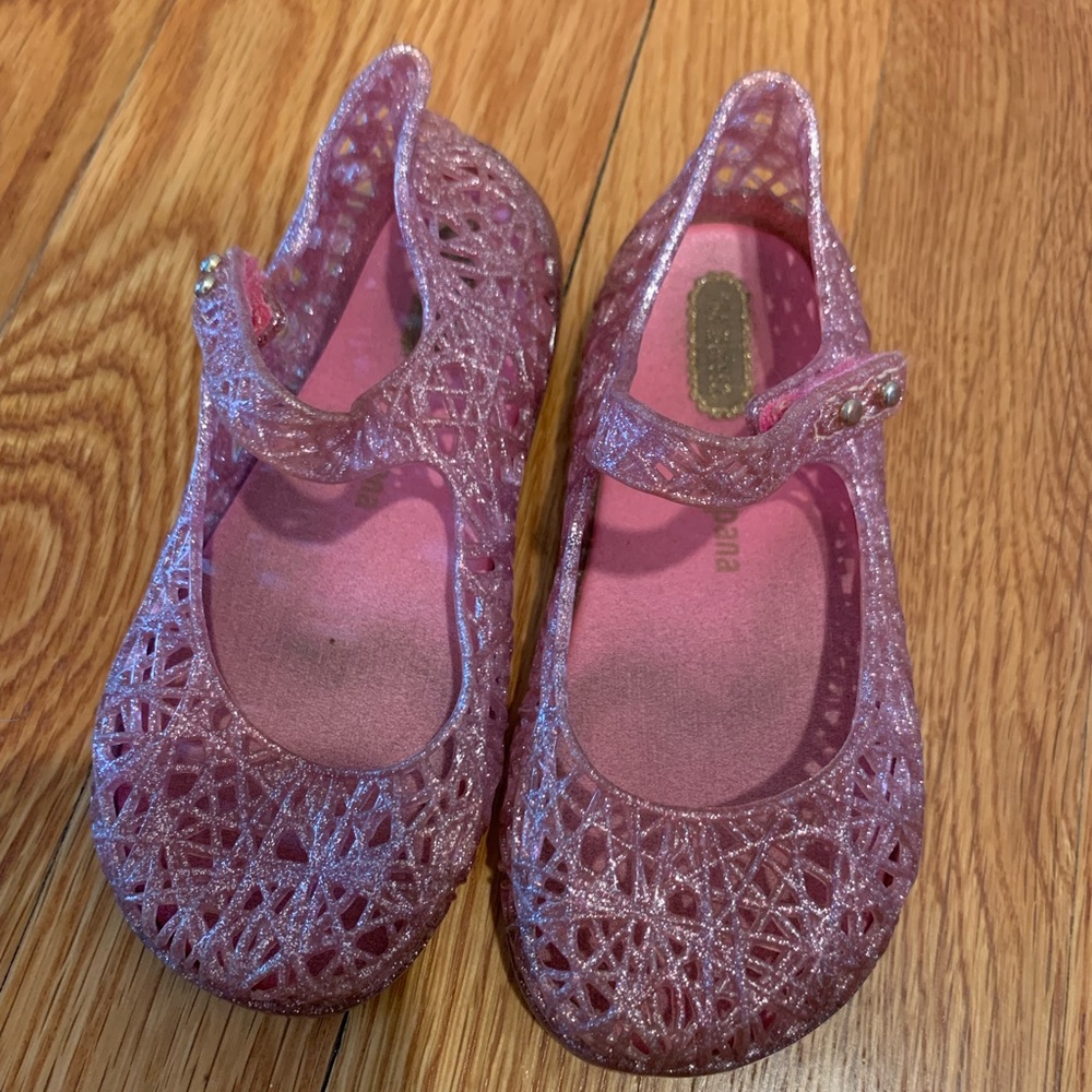 Mini Melissa, Pink, Size 9 Little Girls Jelly shoes
